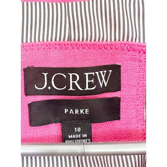 J.Crew Blazer Womens 10 Pink Long Sleeve Linen Single Breasted Classic Preppy - Picture 5 of 7